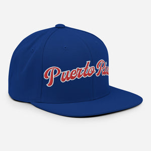 Puerto Rico Baseball Snapback Hat