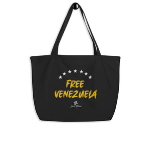 Free Venezuela Large Organic Tote Bag