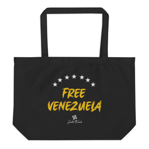 Free Venezuela Large Organic Tote Bag