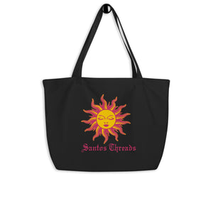 Lovely Sun Large Organic Tote Bag
