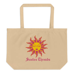 Lovely Sun Large Organic Tote Bag