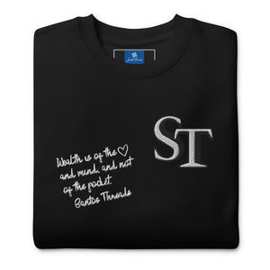 ST Embroidered Unisex Premium Sweatshirt