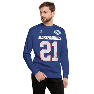 Masterminds Premium Football Sweatshirt (Blue Team)