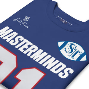 Masterminds Premium Football Sweatshirt (Blue Team)