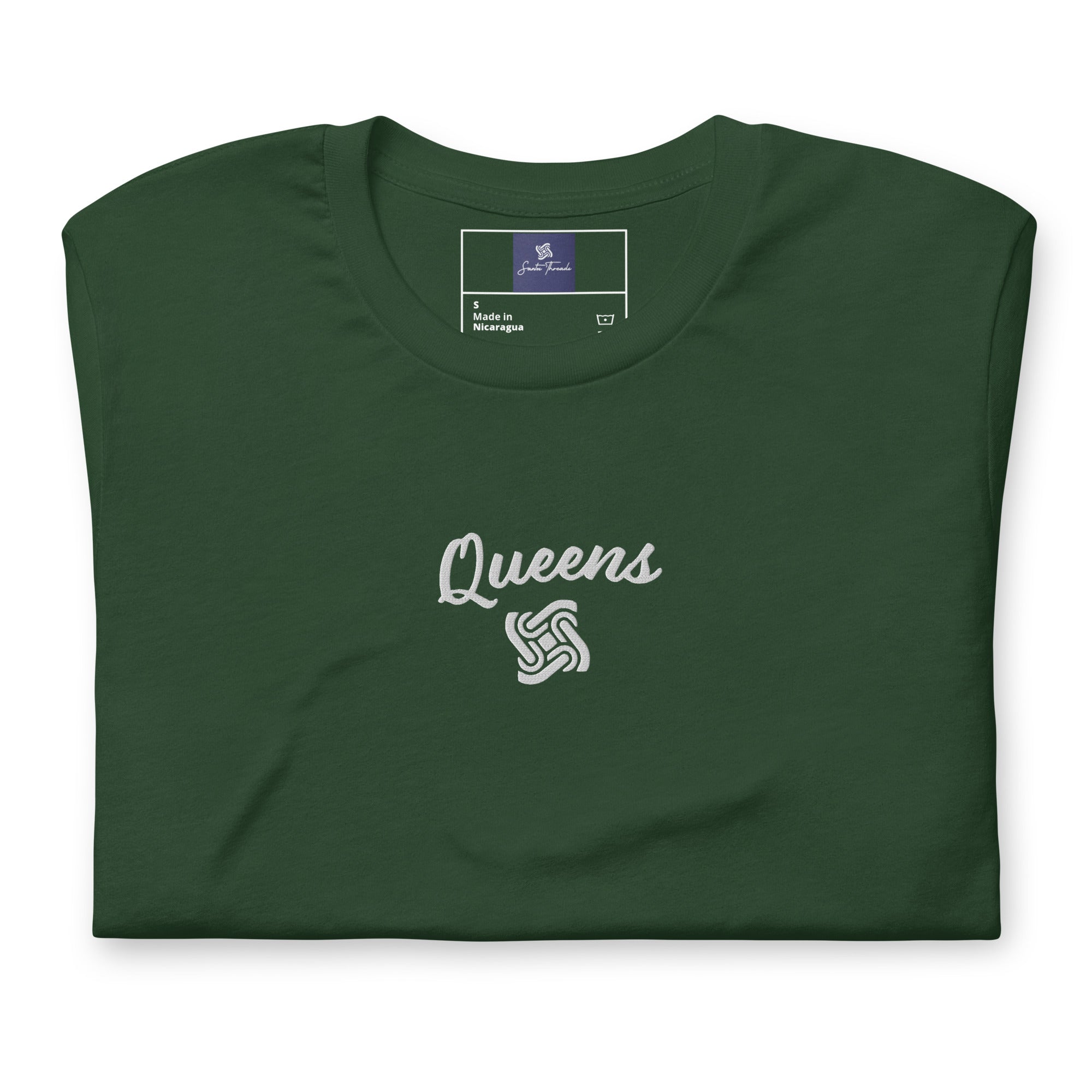 Queens Embroidered Unisex T-shirt