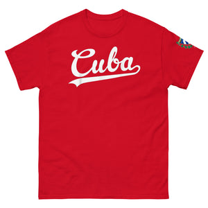 Cuba Unisex Baseball tee by Santos Threads