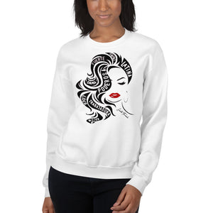 "Mujer Latina" Sweatshirt by Santos Threads