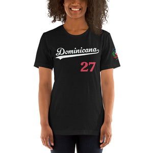 Dominicana Unisex Baseball Tee by Santos Threads