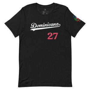 Dominicana Unisex Baseball Tee by Santos Threads